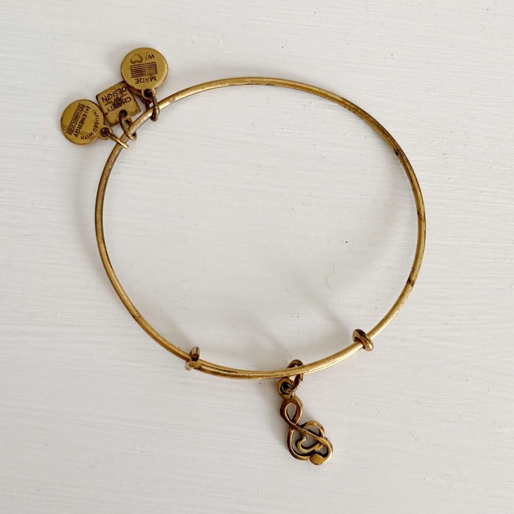 Alex and Ani music note bracelet